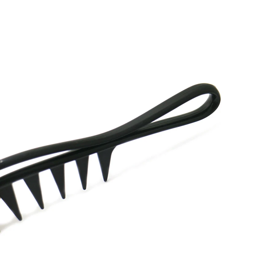

Large Wide Tooth Comb Plastic big Tooth Comb Detangler Curl Hair Reduce Hair Loss comb with handle For Hair Care Styling Tool