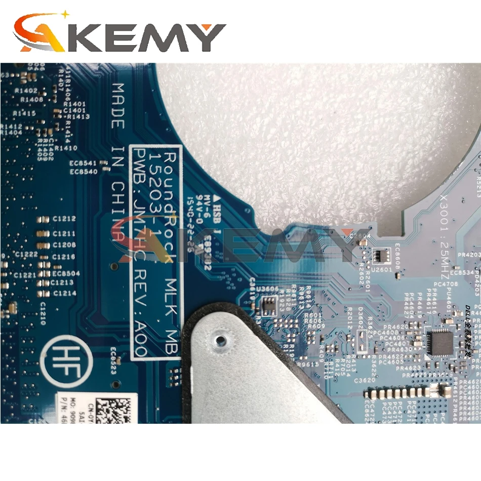 

Akemy 15203-1 FOR Dell Latitude 3350 Laptop Motherboard PWB:JM7HC CN-03N43N 3N43N P0WRG Mainboard NOTEBOOK PC 100%tested