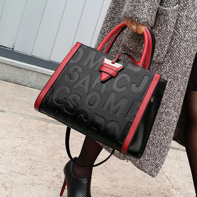 

Fashion Luxury Handbags Women Bag Designer 2021 New High Quality PU Leather Shoulder Bag Casual Large Capacity Tote Shoulder Bag