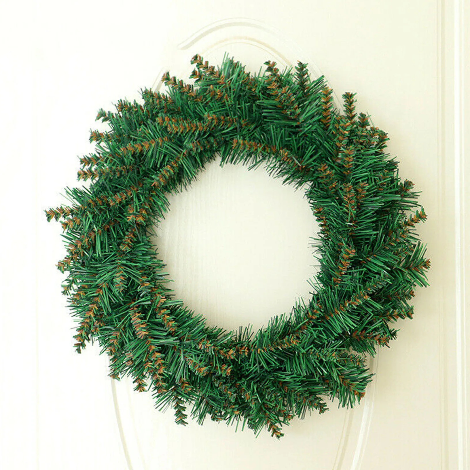 Искусственная Рождественская цветочная гирлянда из сосны 30 см подвесное