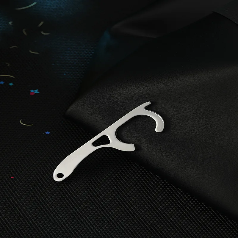 Брелок для открывания двери серебро 2020 пробы без прикосновения|Уличные