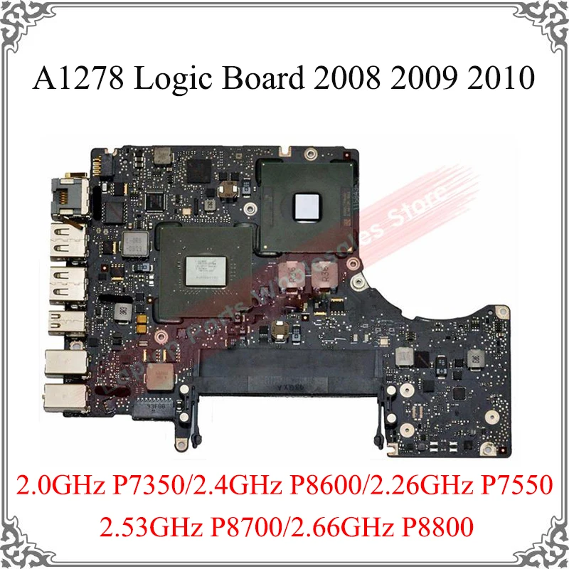 Оригинальная материнская плата A1278 2008 2009 2010 год 820 2327 A для Macbook Pro 13 &quotA1278