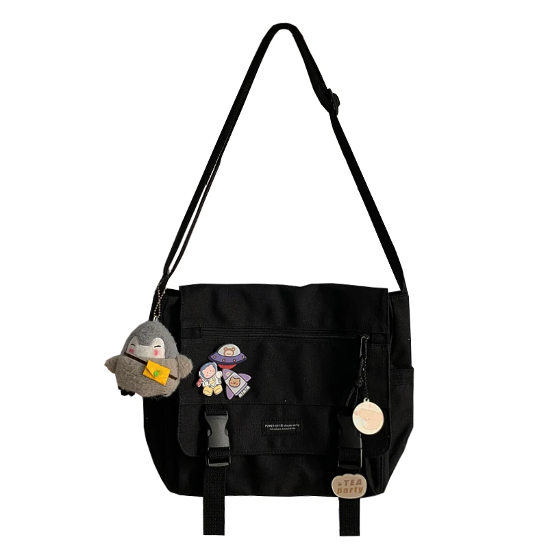 Модные многофункциональные холщовые сумки через плечо для женщин дамские