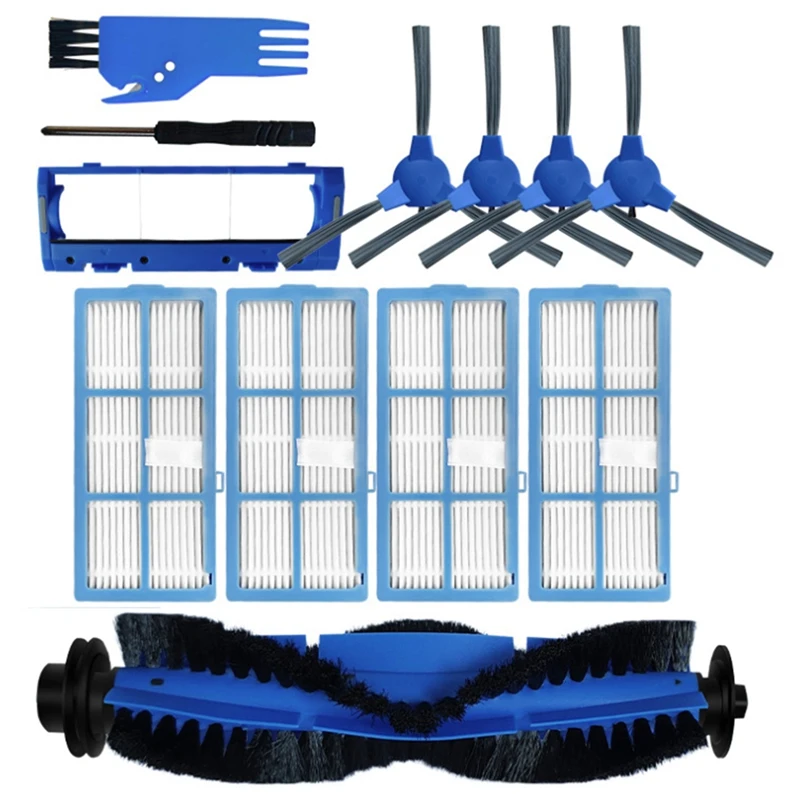 

Main Brush Side Brush Filter for Bagotte BG600 Robotic Vacuum Cleaner Replacement Kit Clean Filter