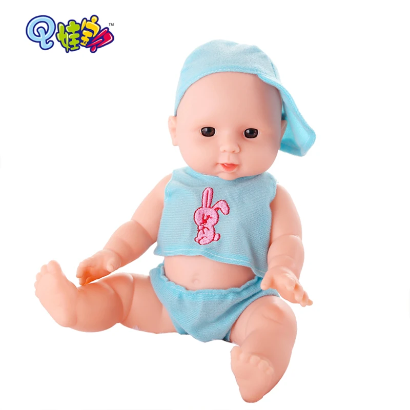 

30cm Mini Cute Reborn Baby Doll Full Vinyl Environmental Protection Material Boy Girl Birthday Gift Can Take A Bath