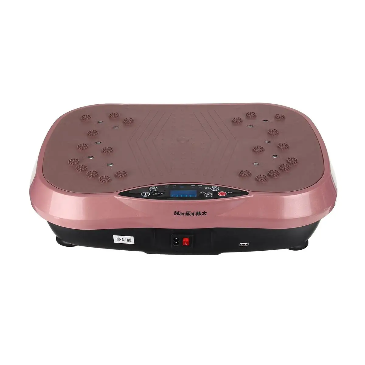 Rose Gold 150 кг/220 Вт тренажер для фитнеса, Вибрационный тренажер, платформа для коррекции фигуры, тренажер для похудения, тряска, тренировка - Цвет: Rose Gold