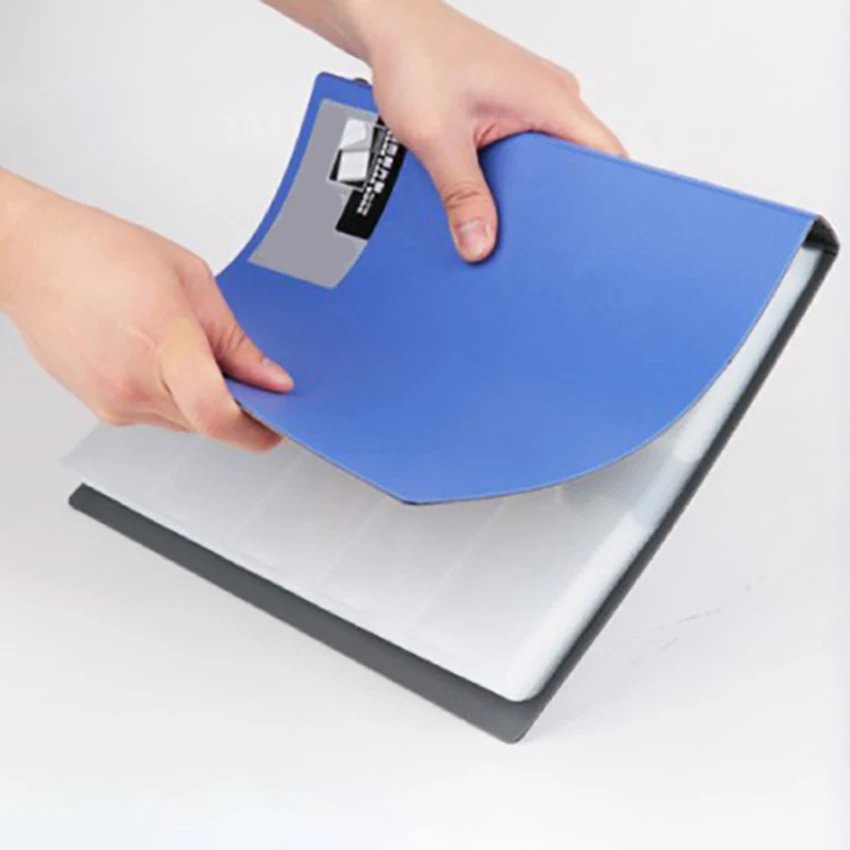 Деловой бумажник большого объема из полипропилена с карманами 300 карманов