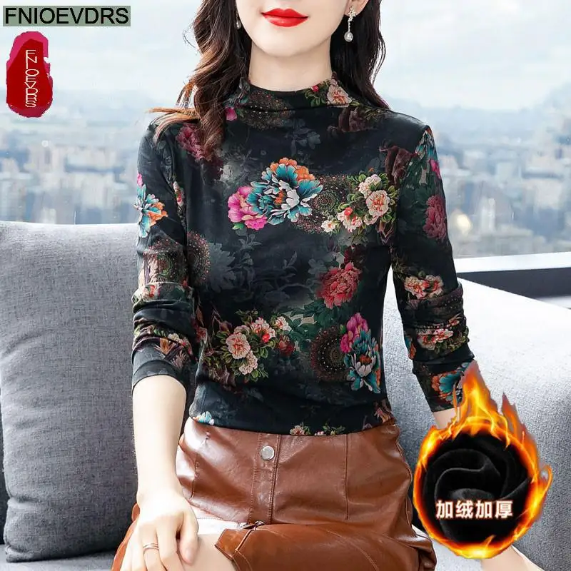 

Оригинальные весенние Бархатные Топы, базовые рубашки, Женская облегающая винтажная элегантная приталенная ретро-рубашка