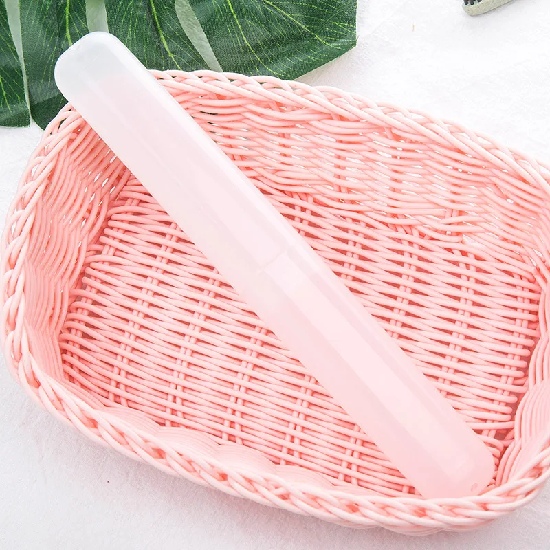 

1 Pcs Portable Toothbrush Holder Accessories Plastic Travel Packing Toothbrush Cover Box