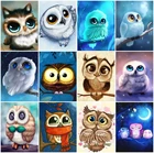 AZQSD Алмазная вышивка Сова полная квадратная Алмазная мозаика для рукоделия Живопись Животные со стразами украшение для дома