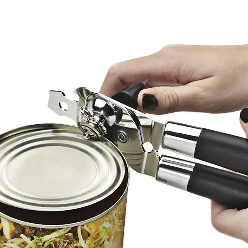 

Multi-function Cans Opener Manual Jar opener Kitchen Tools handheld Manual Stainless Steel Can Opener Side Cut