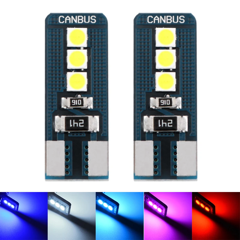 Интерьер автомобиля 6 светодиодный T10 поворота светильник для Защитные чехлы