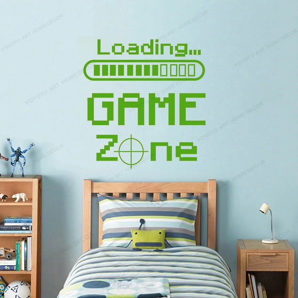 Настенная Наклейка в виде игровой зоны наклейка на стену для мальчиков