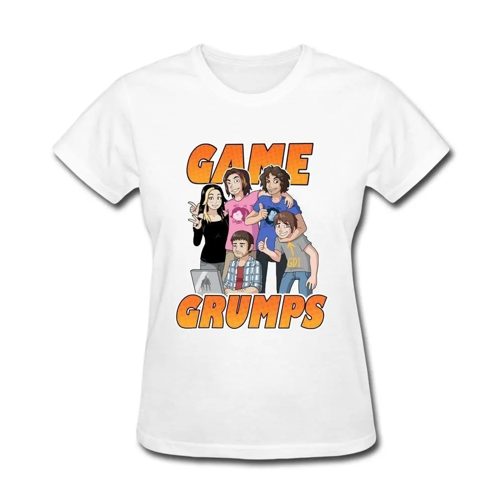 

TSDFC Women's White Game Grumps Team T Shirt unisex men women t shirt