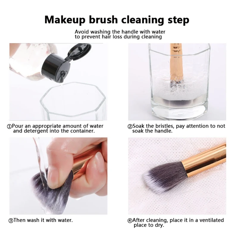 50 мл очиститель для макияжа косметическая кисть яиц очищающая жидкость с