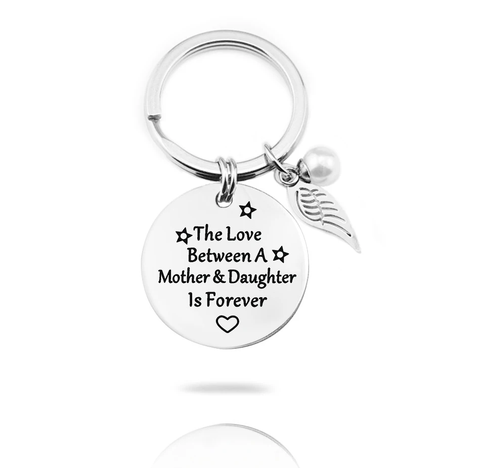 Брелок с жемчугом для семьи подарок от сына и дочери любовь между мамой