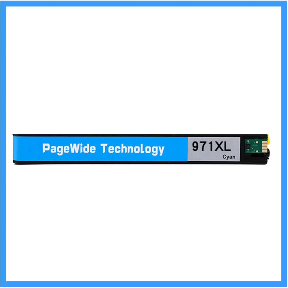 Для HP 970XL 971XL для 970 Голубой картридж с чернилами принтера Officejet Pro X451dn X451dw X551 X576dw