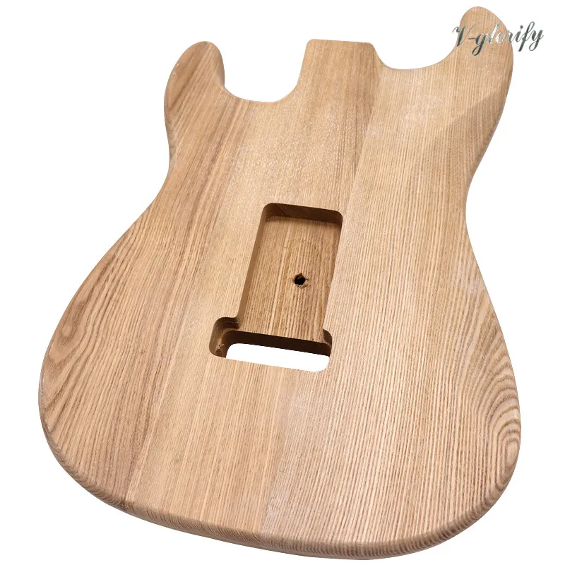 ashwood st elektrische gitarre körper schwere holz gitarre barrel für diy unfinished gitarre teile holz farbe st körper 57 cm tasche b