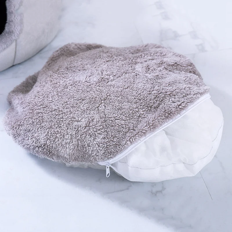 Питомник Для собак в форме кошки домик для дышащая кровать питомцев щенков котят