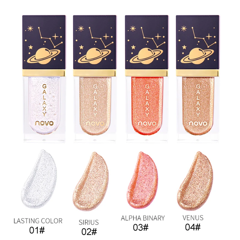 Shinny Galaxy Face Highlighters Liquid Makeup Glow Iluminador Maquiagem Diamond Body Eye Shimmer Shine Highlight | Красота и здоровье