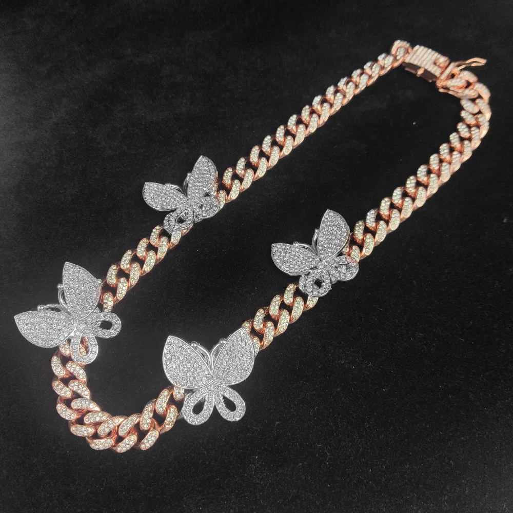 

Gold Chain Butterfly Pendant Choker Necklace Women Statement Collares Bohemian Beach Jewelry Gift Collier Cheap