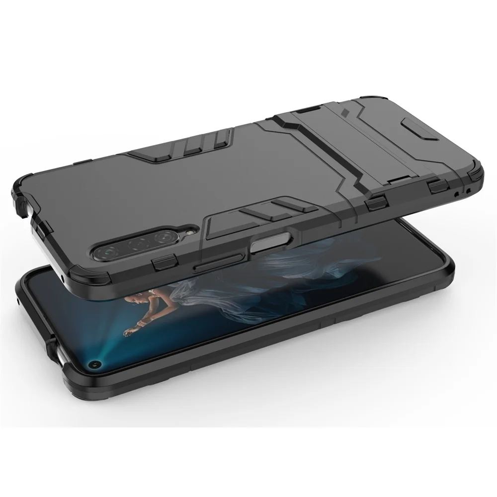 Case For Huawei Honor 9X Silicone Shockproof Armor Cover Pro Kickstand Phone Capa Coque Shell |