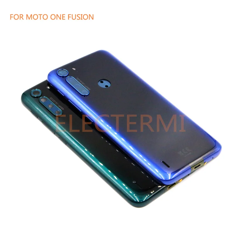 

Задний корпус для Motorola one fusion, задняя крышка, запасные части для аккумулятора one fusion 10 шт./лот