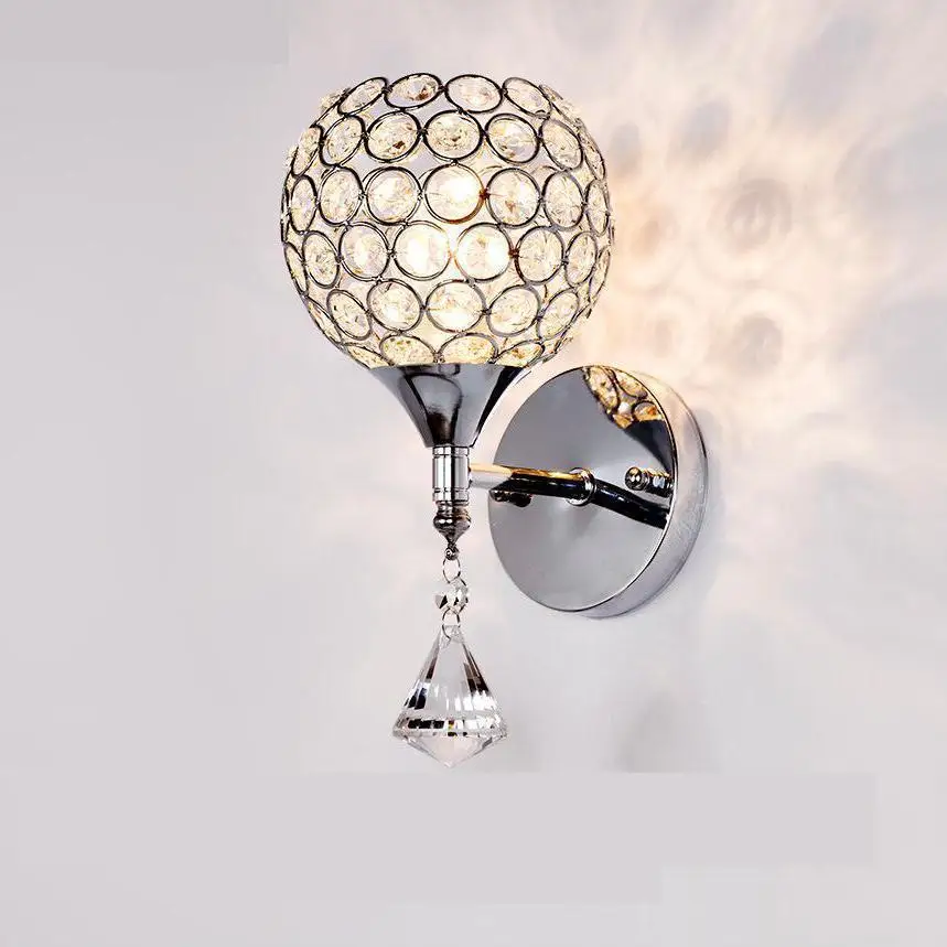 Хрустальные настенные светильники современное освещение с основанием из