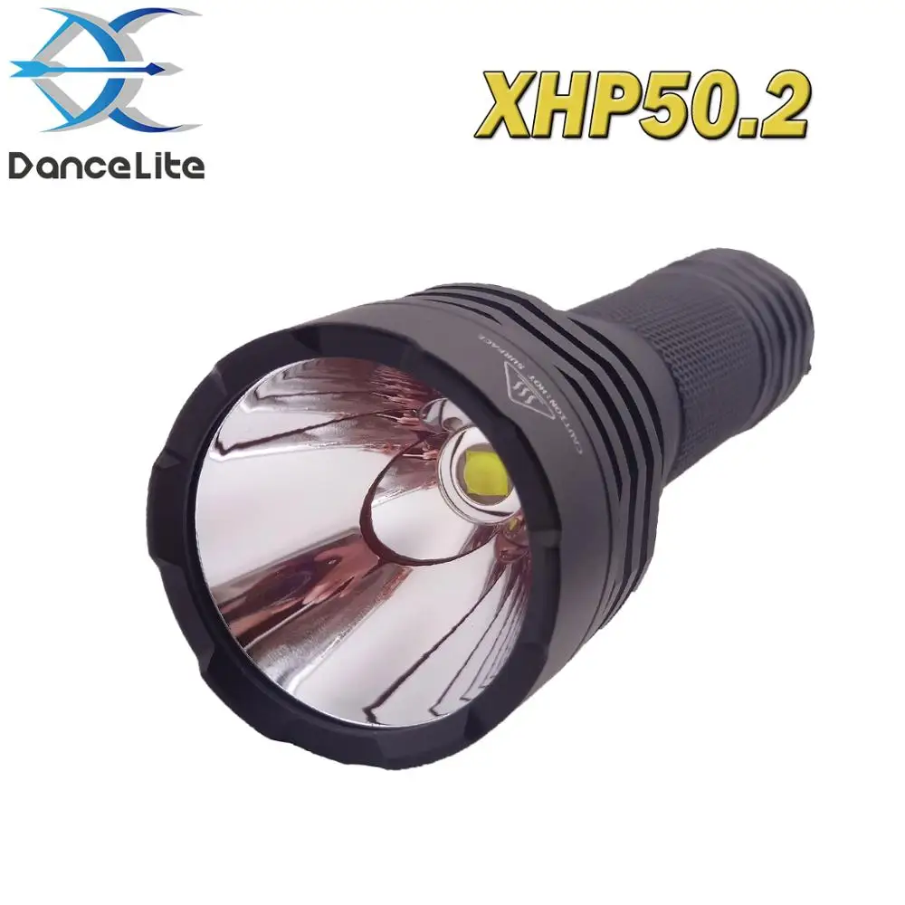 18 Вт Мощный M45 фонарик с XHP50.2 светодиодов 3,7 в 21700/18650 фонарь на батарее факел