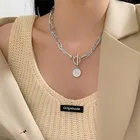 Женское Двухслойное ожерелье-чокер с цепочкой, золотистого цвета
