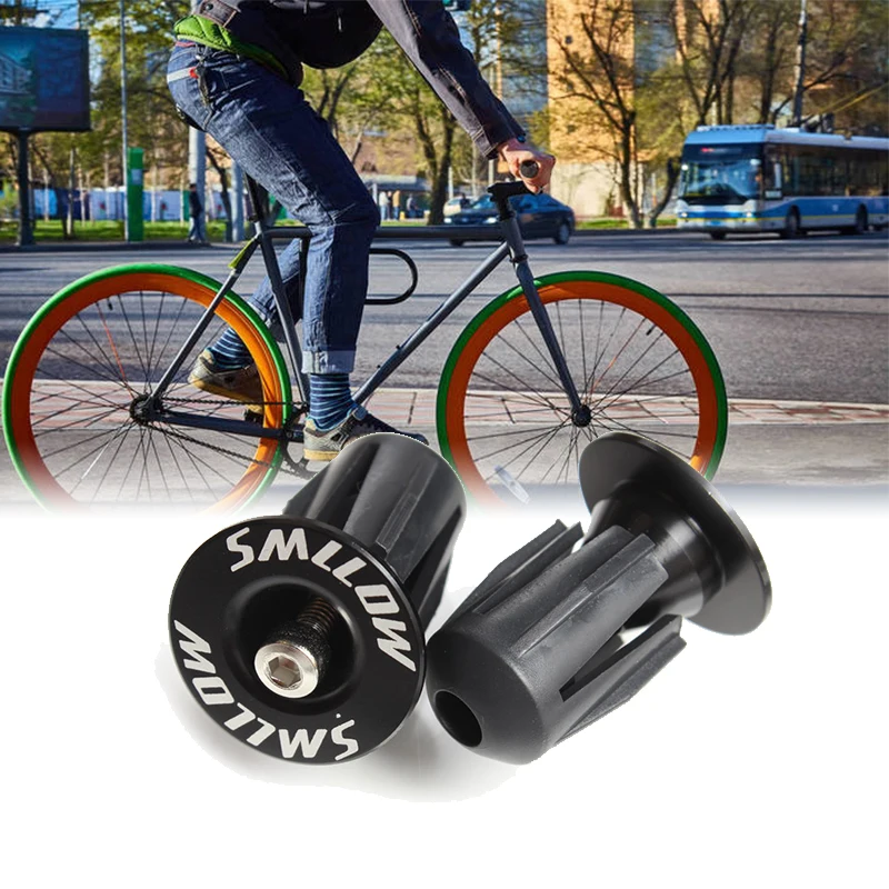 1 пара алюминиевая крышка руля Mtb для велосипеда твердая рукоятка торцевая s ручка