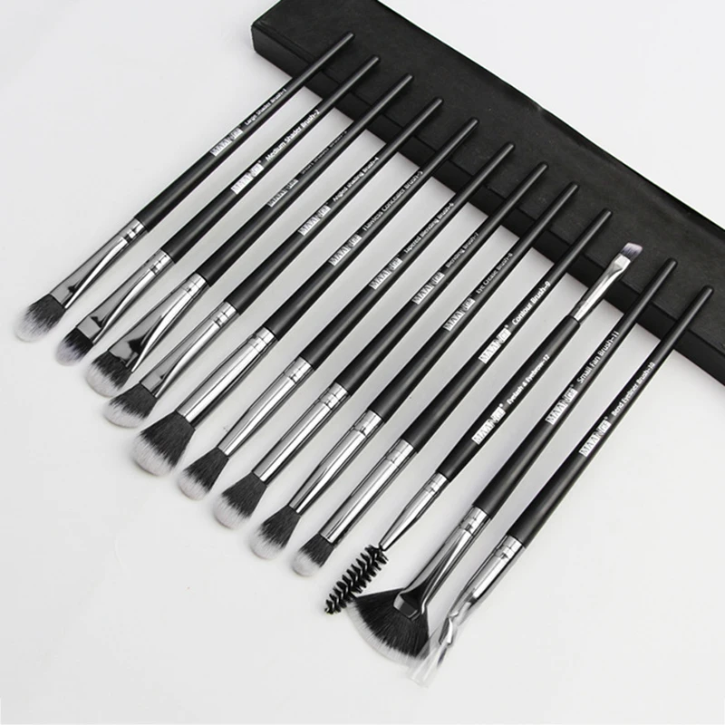 

12 Pcs Makeup Brush Set Eye Shadow Foundation Cosmetic Tool Kit M88