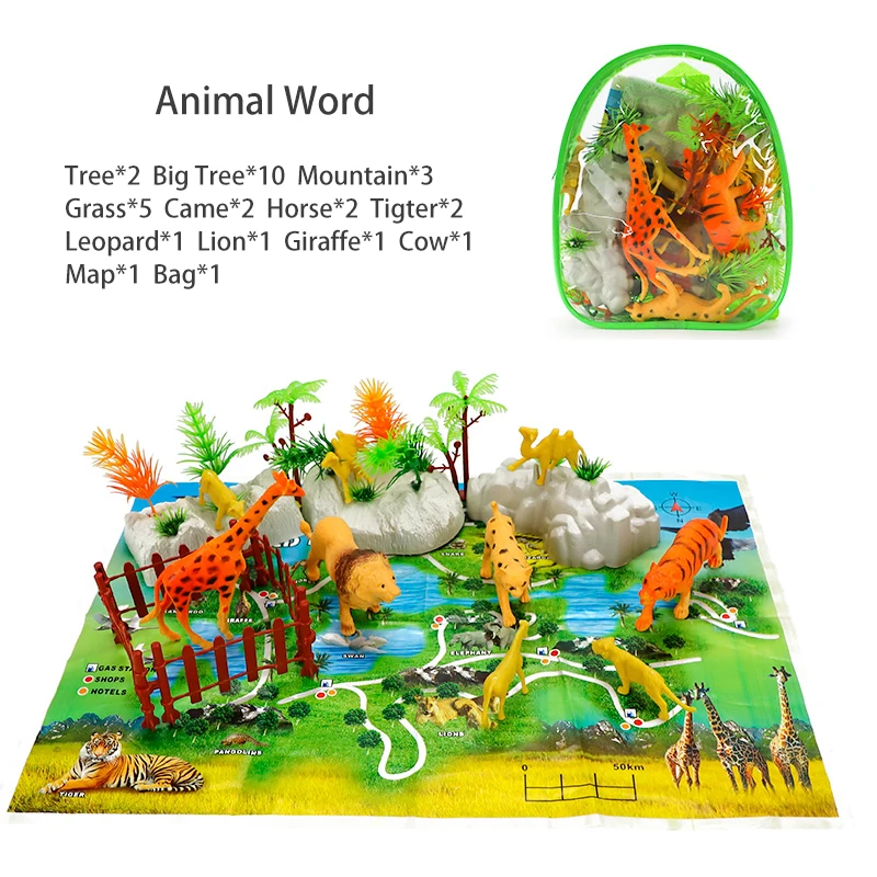 Набор пластиковых игрушечных динозавров фигурка Мира Юрского периода модель