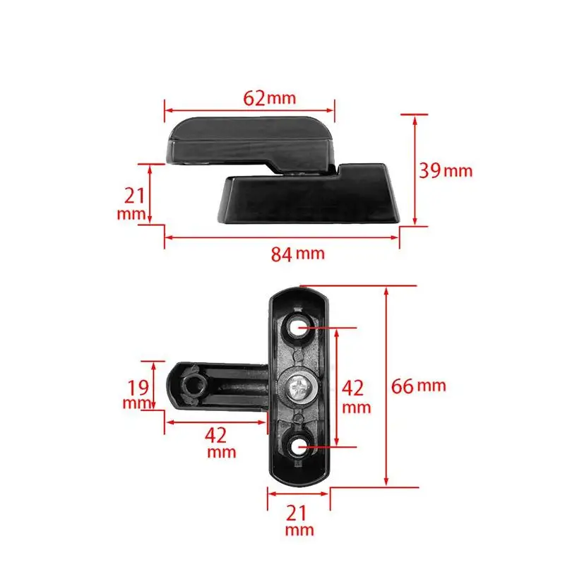 Dinggu пластиковый стальной алюминиевый сплав Т образный замок стальные замки