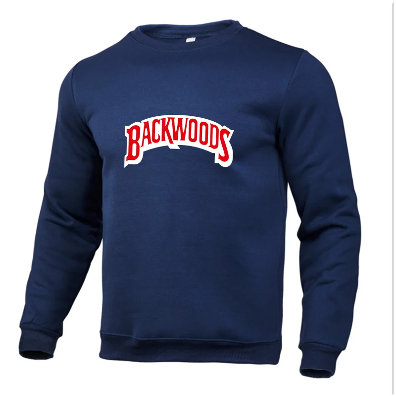 

Новый осенне-зимний пуловер, мужские однотонные топы с круглым вырезом и длинными рукавами, модная повседневная свободная удобная мужская ...