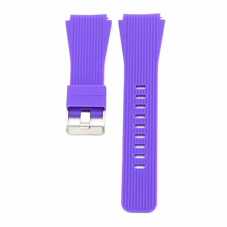 purple Для Huami Amazfit GTR 47 мм спортивный силиконовый ремешок 22 мм ремешок для часов резиновый браслет ремень ремешок для Xiaomi Huami Amazfit 2 2S - Цвет ремешка: purple