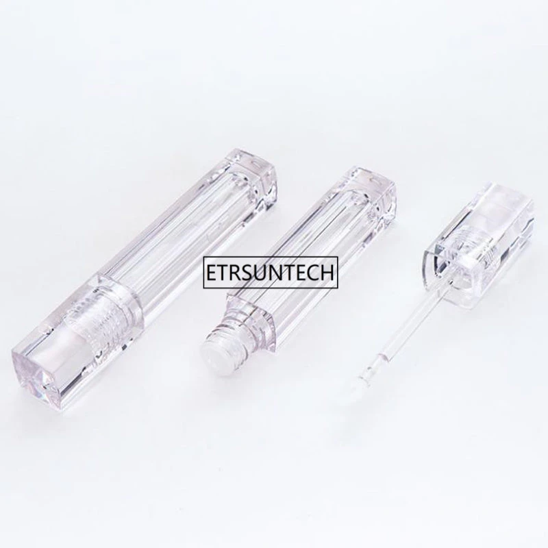 100 шт. пустые тюбики для блеска губ 7 8 мл круглые прозрачные с пустой палочкой F3864 |