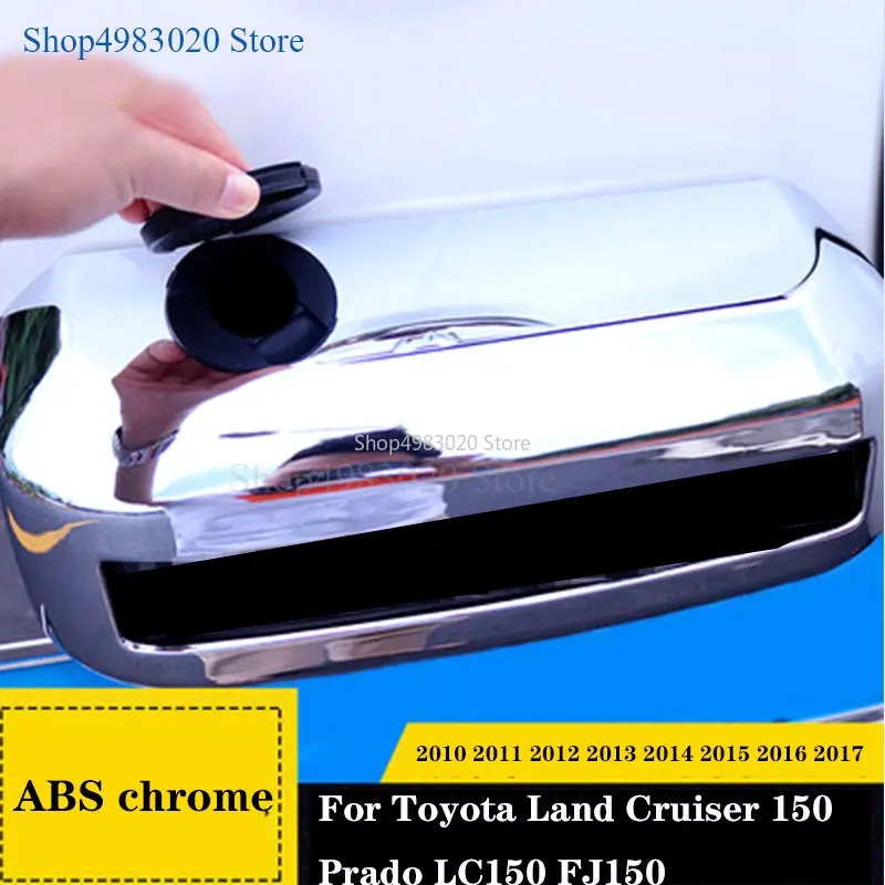 

For Toyota Land Cruiser 150 Prado LC150 FJ150 2010-2017 License Plate Frame Cover Panel Trim Chrome Car-Styling Accessories