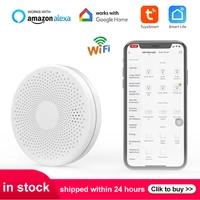 independent wifi smoke detector sensor fire carbon monoxide alarm home security system firefighters tuya smoke alarm protection