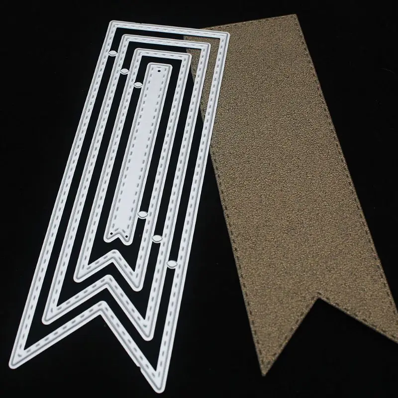 

P15F Ribbon Metal Cutting Dies Stencil DIY Scrapbooking Album Stamp Paper Card Embossing Decor Crafts