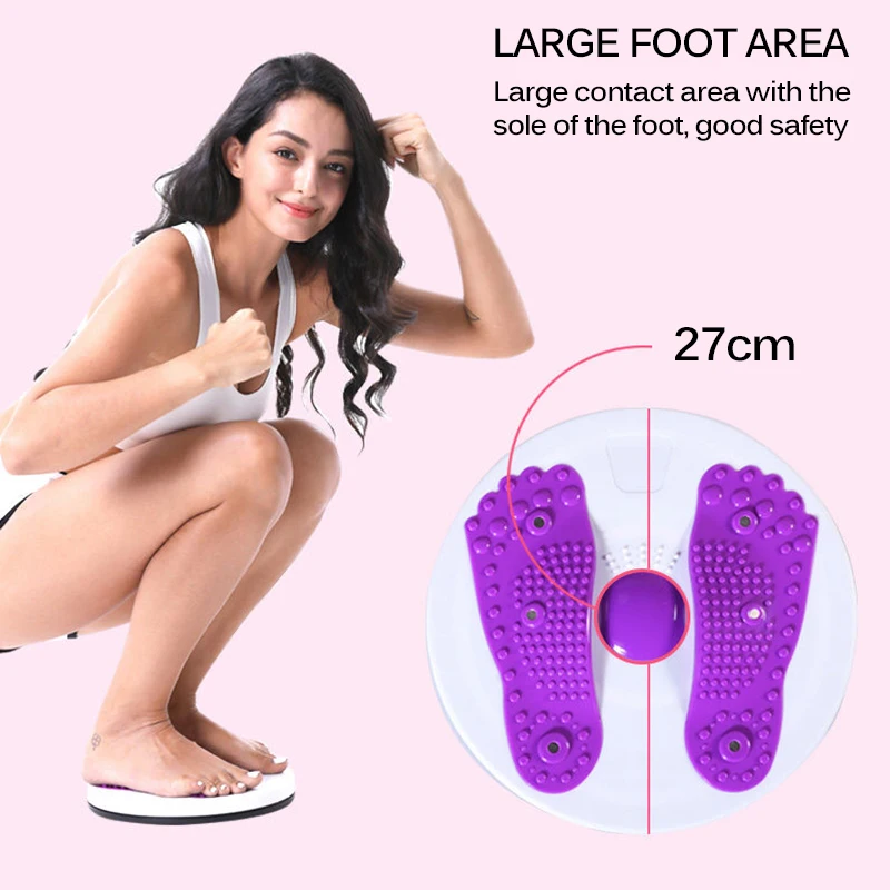 Twister Reduce Fat Home Fitness Magnet Waist Wriggling Equipment Twisting Board Swing Plate Twist Disc Workout |