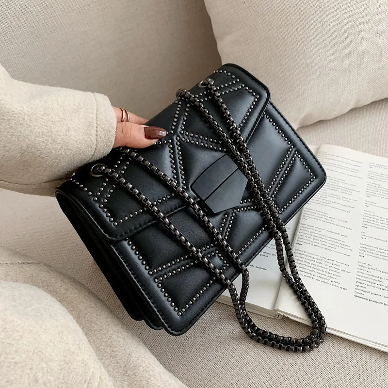 

Brand Designer PU Leather Crossbody Bags For Women Simple Fashion Shoulder Bag Lady Luxury Small Handbags