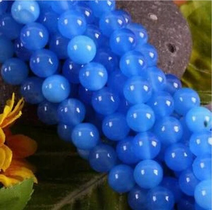 + 819 оптовая продажа 8 мм Синий Южная Америка Топаз Драгоценные Камни россыпью