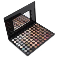 88 color shimmer makeup matte eyeshadow pallete colorful palette waterproof nude eye shadow powder contour cosmetic with mirror