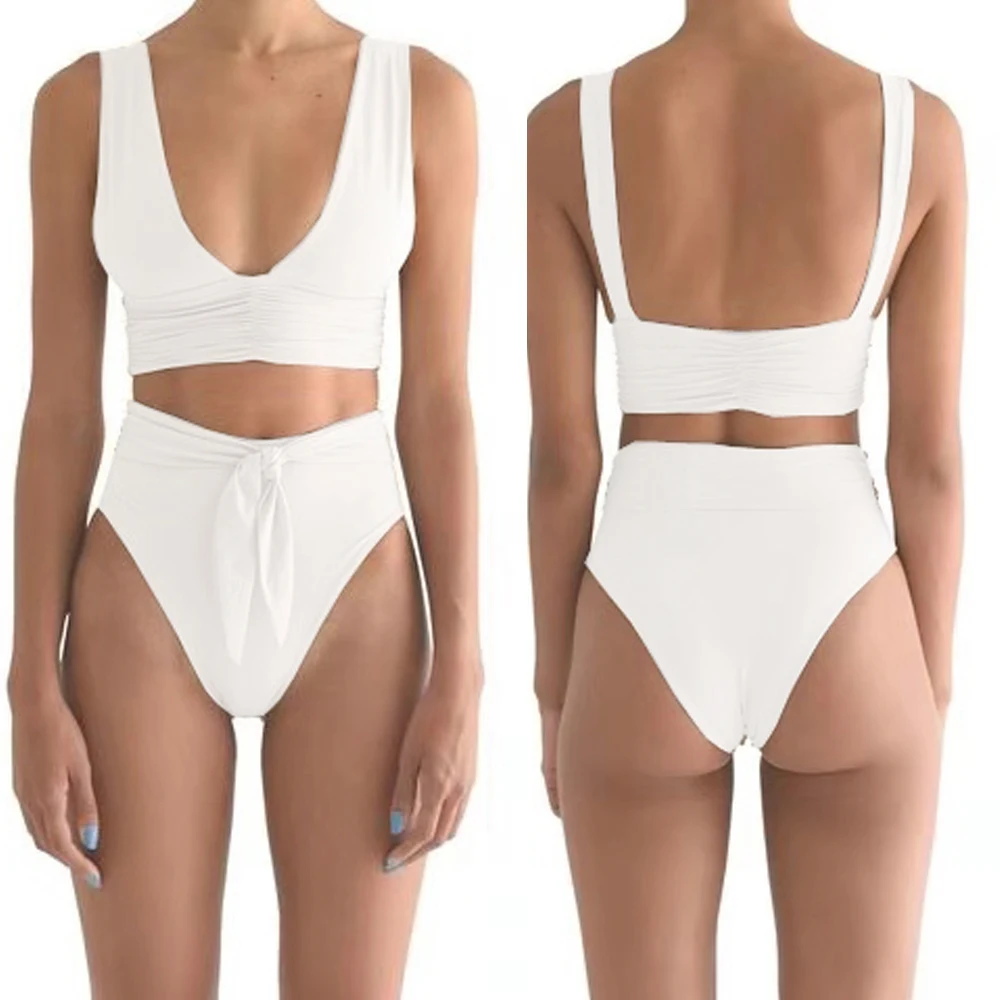 ZTVitality складывающийся пуш-ап бикини горячая Распродажа черный мягкий бандажный Бикини Высокая талия Купальник сексуальный бикини женский купальник для женщин