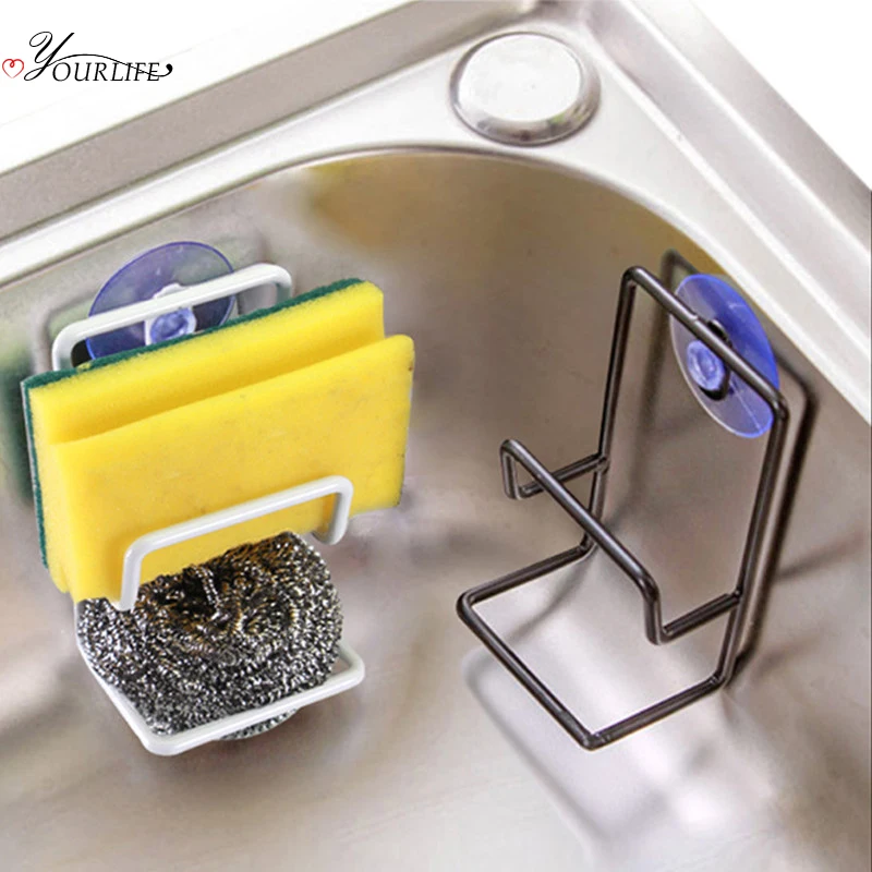 OYOURLIFE двухслойный держатель губок на раковине кухонная губка для мыла сушилка