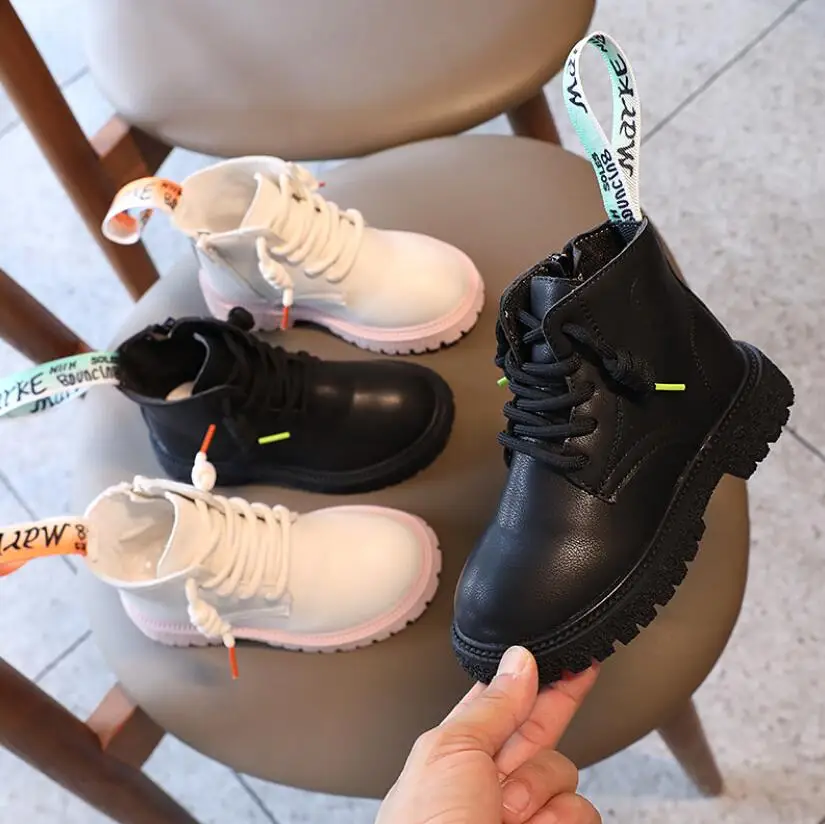 

Новинка, осенне-зимние детские ботинки для снежной погоды, зимние модные короткие ботинки до щиколотки для девочек, обувь унисекс из искусс...