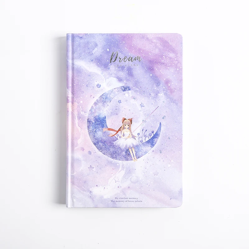 A5 записная книжка со звездой и сердцем для девочек красивая иллюстрация