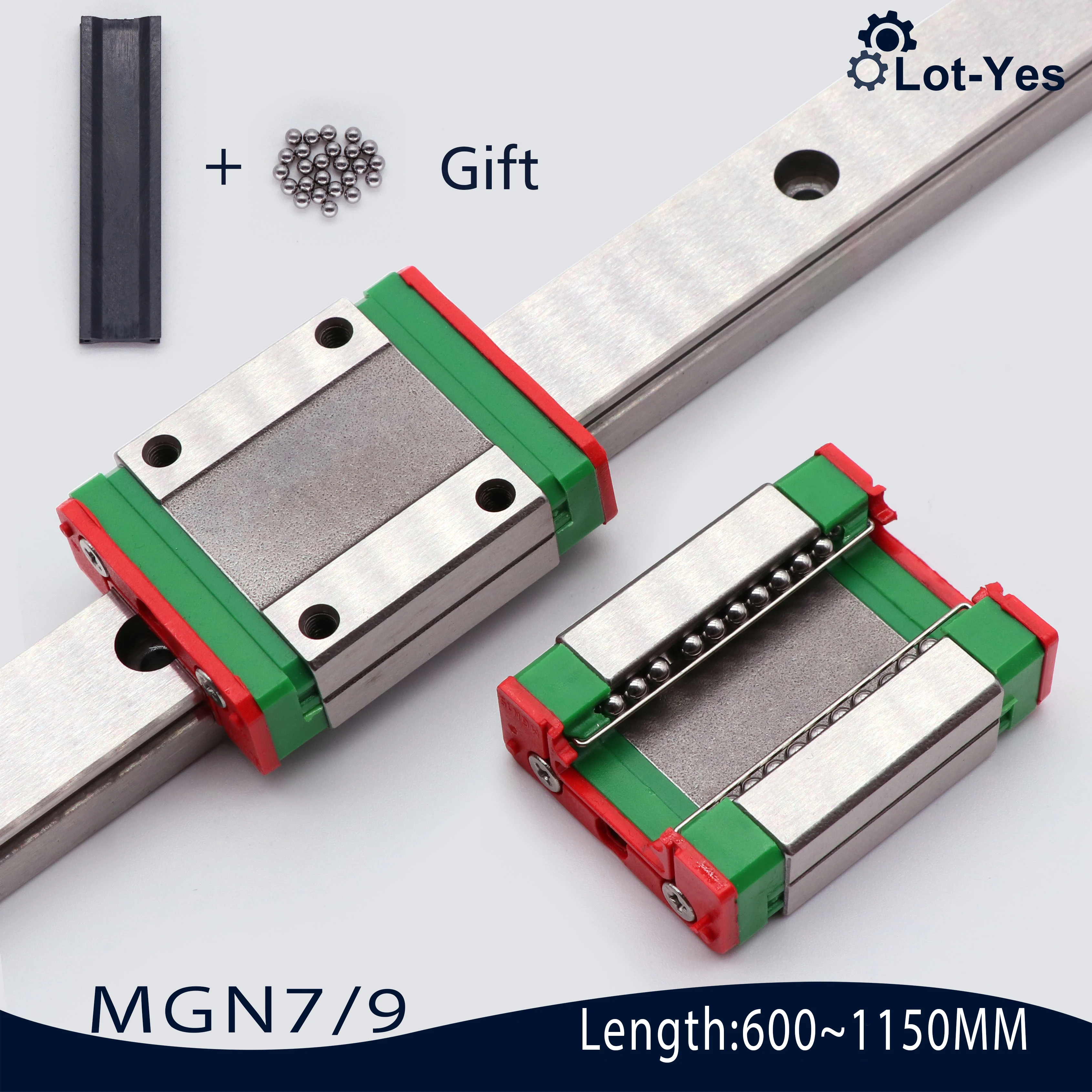 MGN7 MGN9 MGN7C MGN9H L: 600 800 900 1000 мм миниатюрные линейные направляющие слайды 1 шт. MGN 7 + 2 MGN7H