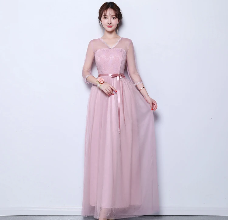 Серое платье подружки невесты элегантное женское для свадебной вечеринки Vestido